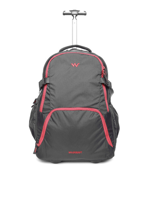 

Wildcraft Unisex Black Voyager 20 Trolley Backpack