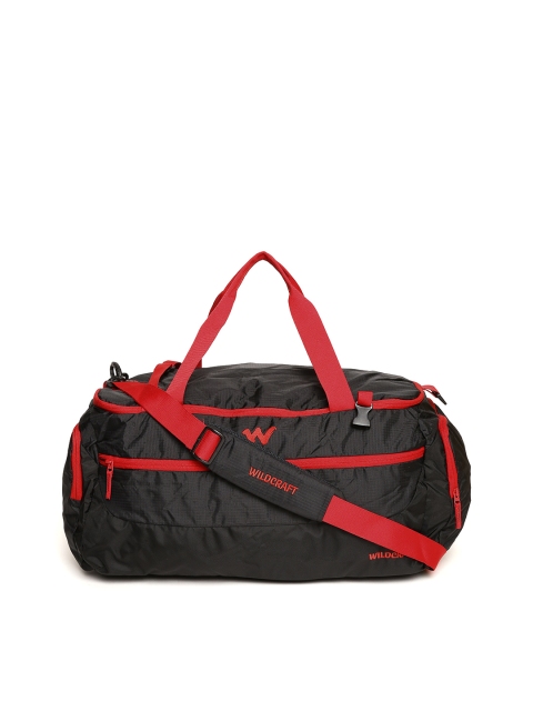 

Wildcraft Unisex Black Commuter 1 Duffel Bag with Shoulder Strap