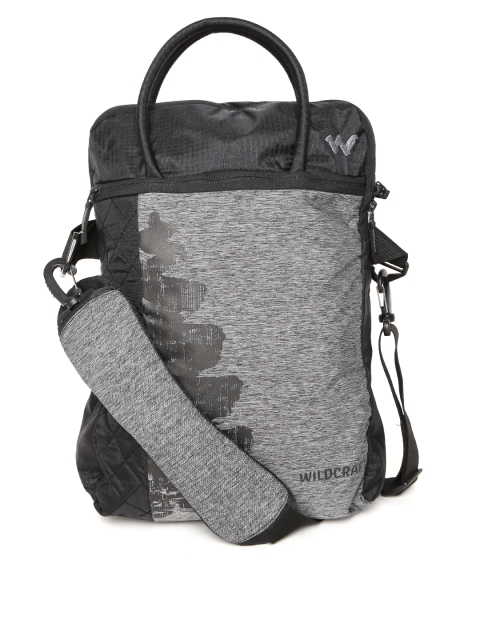 

Wildcraft Unisex Grey Melange Tote 1 Printed Messenger Bag