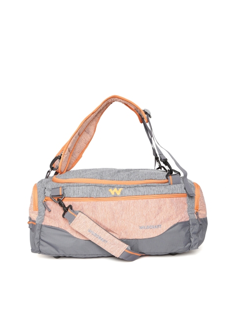

Wildcraft Unisex Grey Melange Venturer Colourblocked Duffel Bag