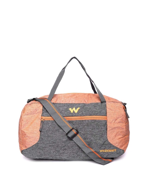 

Wildcraft Unisex Grey Melange Nomad Colourblocked Duffel Bag