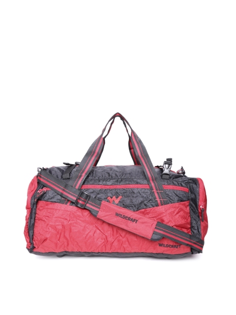 

Wildcraft Unisex Red Tzigane Colourblocked Duffel Bag with Shoulder Strap