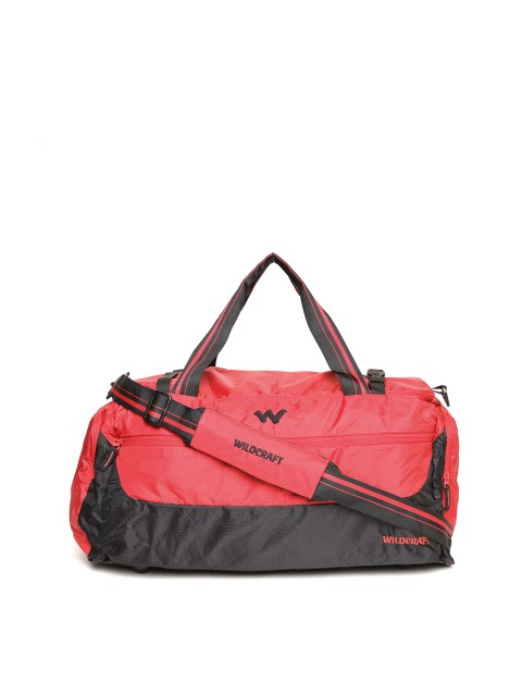 

Wildcraft Unisex Red & Black Commuter 1 Colourblocked Duffel Bag