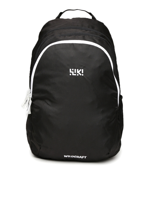 

Wiki by Wildcraft Unisex Black Solid Tres Backpack