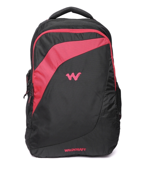 

Wildcraft Unisex Black Compact 3 Solid Backpack