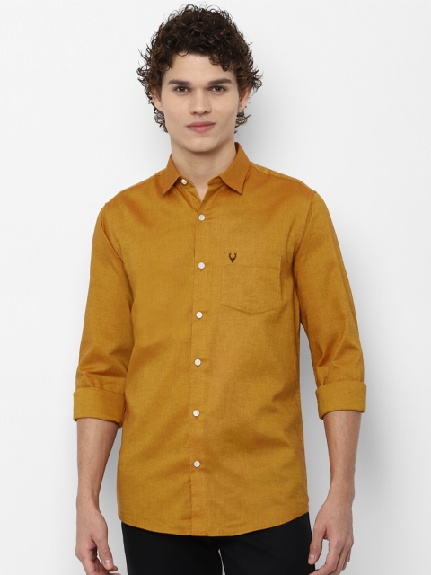 

Allen Solly Men Yellow Slim Fit Casual Shirt