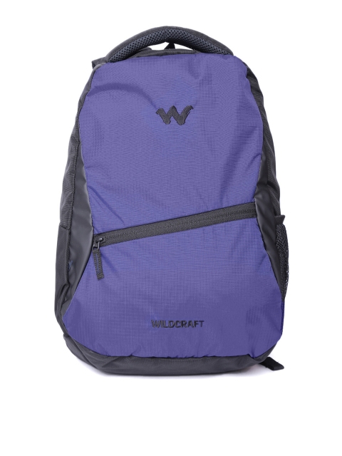 

Wildcraft Unisex Blue & Black Geek 2 Backpack