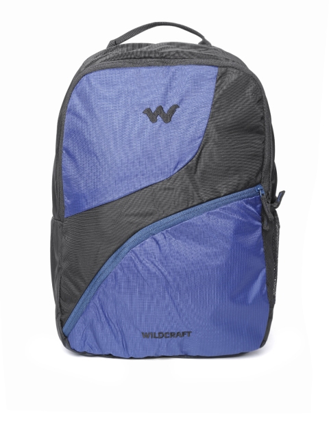 

Wildcraft Unisex Blue & Black Colourblocked Backpack