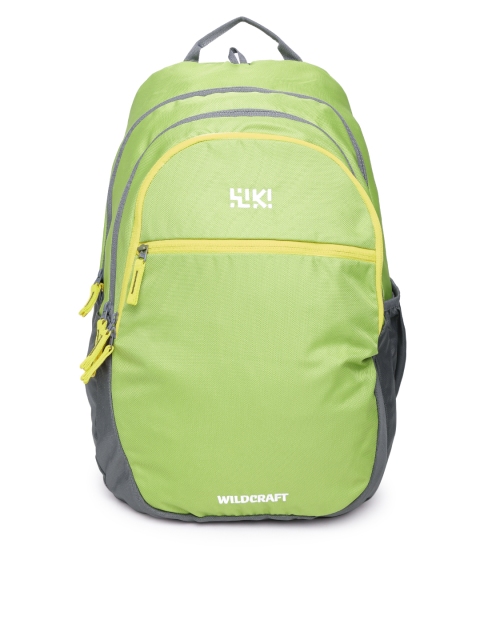 

Wildcraft Unisex Green Solid Backpack