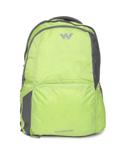 

Wildcraft Unisex Green Solid Backpack