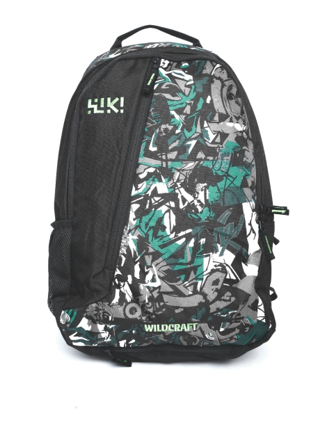 

Wildcraft Unisex Black & Green Crate RC Graphic Print Backpack