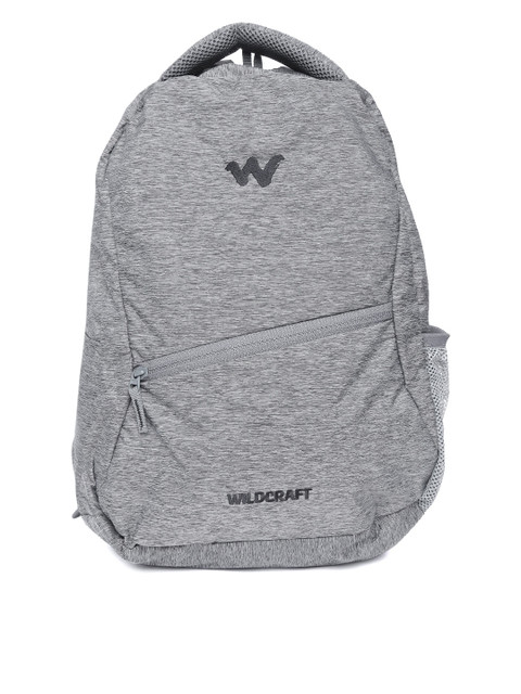 

Wildcraft Unisex Grey Melange Solid Backpack