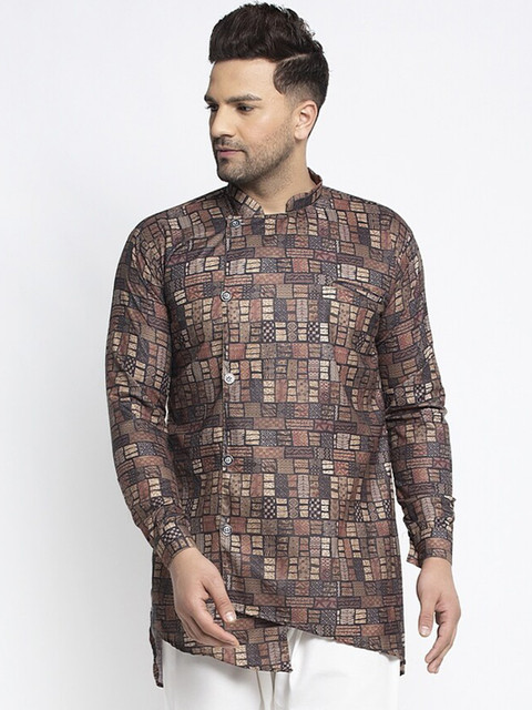 

Benstoke Men Multicoloured Printed Kurta, Multi