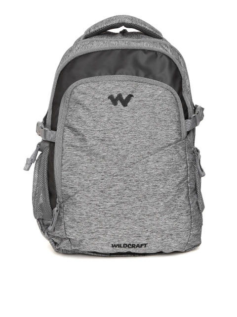 

Wildcraft Unisex Grey Melange Traverse Solid Backpack