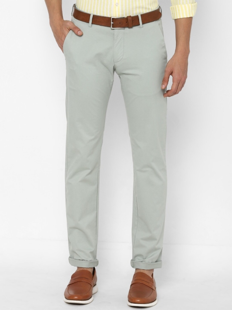 

Allen Solly Men Grey Slim Fit Trousers