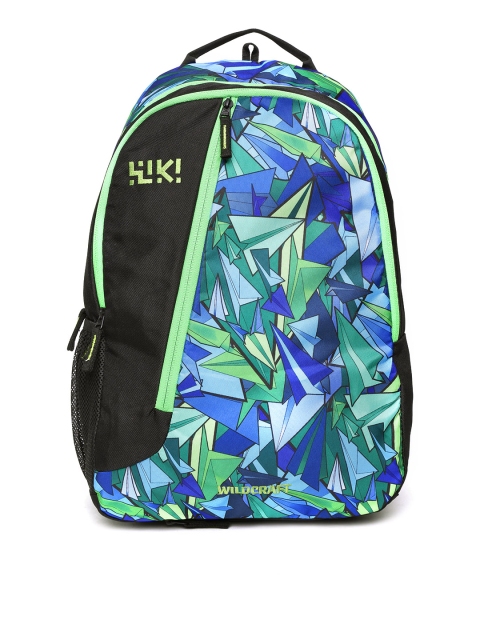 

Wildcraft Unisex Blue & Black Crate RC Graphic Print Backpack