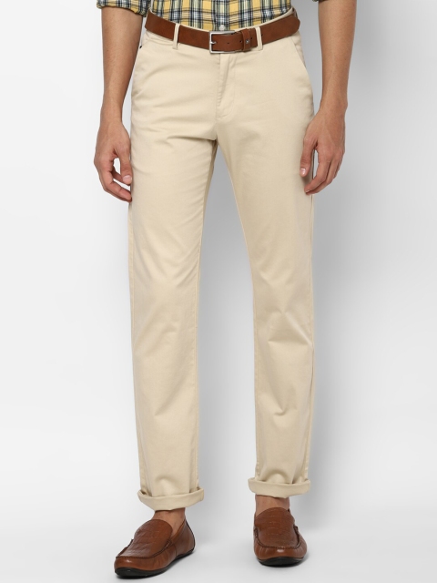 

Allen Solly Men Beige Trousers