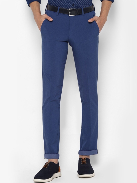 

Allen Solly Men Blue Slim Fit Trousers