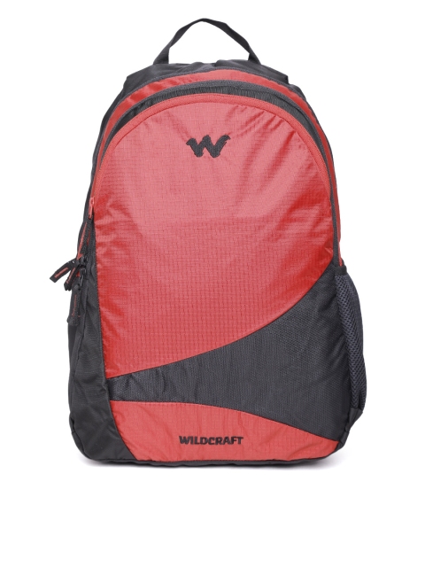 

Wildcraft Unisex Red & Black Compact 2 Colourblocked Laptop Backpack
