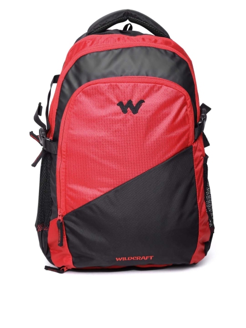 

Wildcraft Unisex Black & Red Traverse 2.1 Colourblocked Backpack