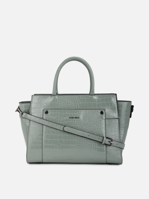 

Allen Solly Blue Textured Handheld Bag