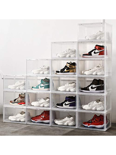 

royalkart Pack Of 2 White Shoe Crates