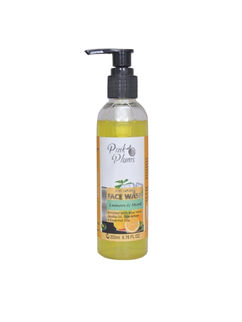 

Pink Plums Lemon & mint Face Wash 200 ML, Multi