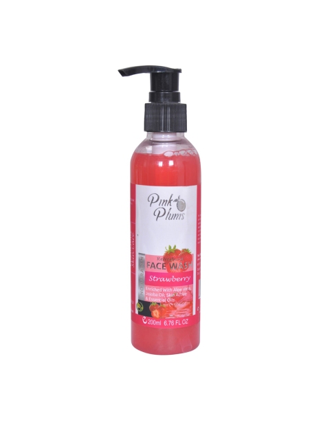 

Pink Plums Strawberry Face Wash 200 ml, Multi