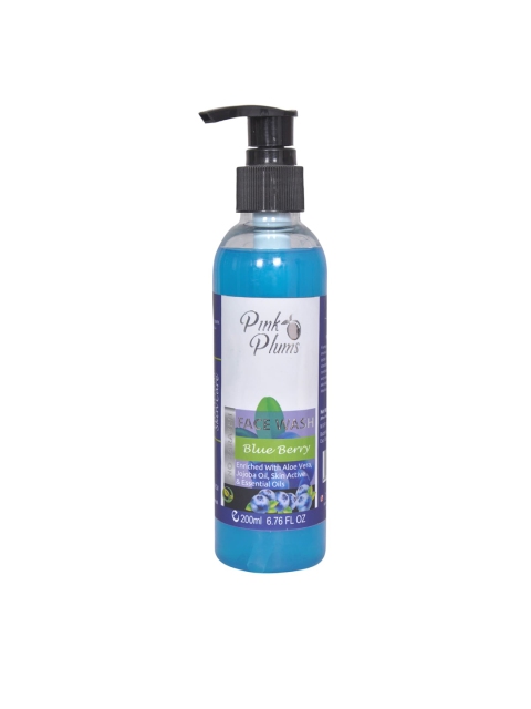 

Pink Plums Blueberry Face Wash 200 ml, Multi