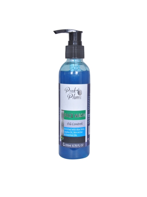 

Pink Plums Blue Paraben Free Oil Control Face Wash 200 ml