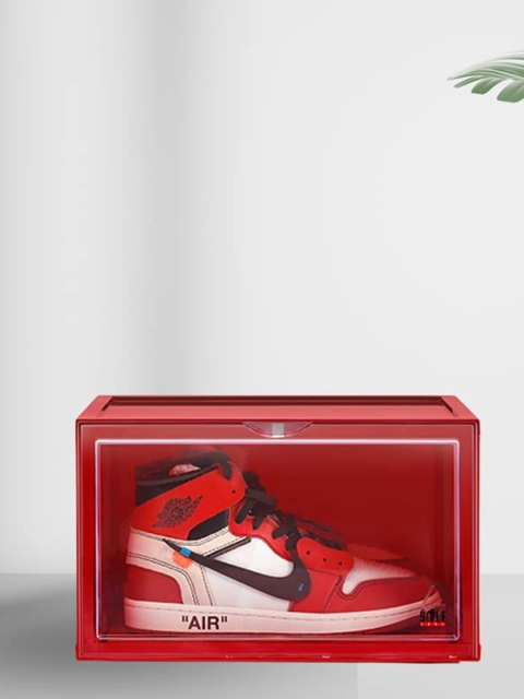 

royalkart Red Solid Shoe Crates