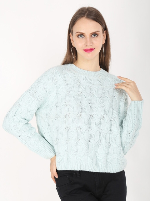 

NoBarr Women Blue Pullover