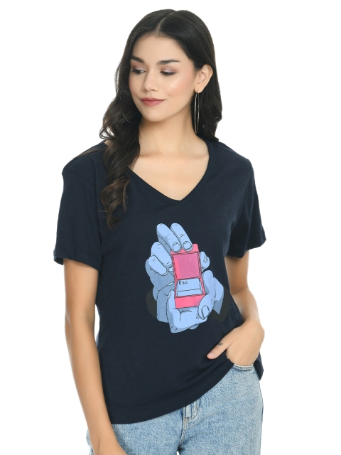

DOLSU Blue Print Top