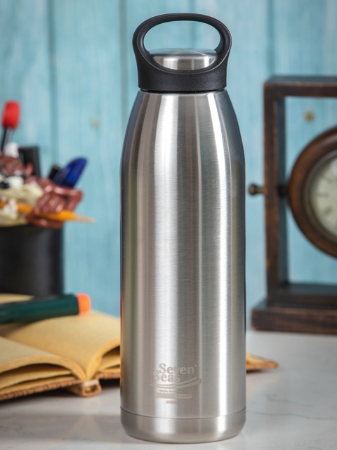

GOODHOMES Silver-Toned Solid Stainless Steel Bottle