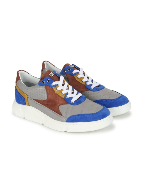 

JOHN RICHARDO Men Multicoloured Colourblocked Sneakers, Multi