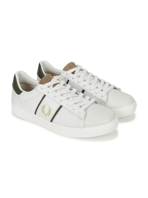 

Fred Perry Men White Printed Sneakers