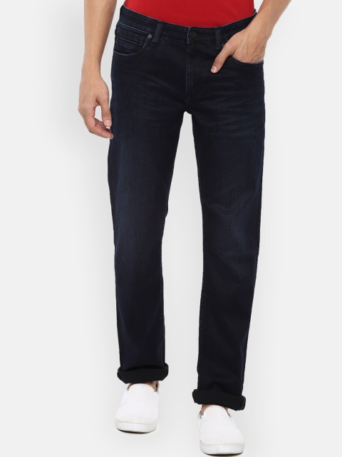 

Louis Philippe Jeans Men Navy Blue Straight Fit Jeans