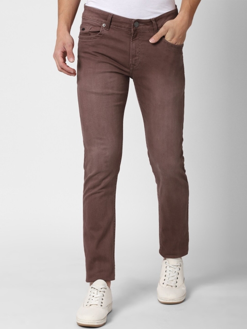 

Peter England Casuals Men Brown Slim Fit Jeans