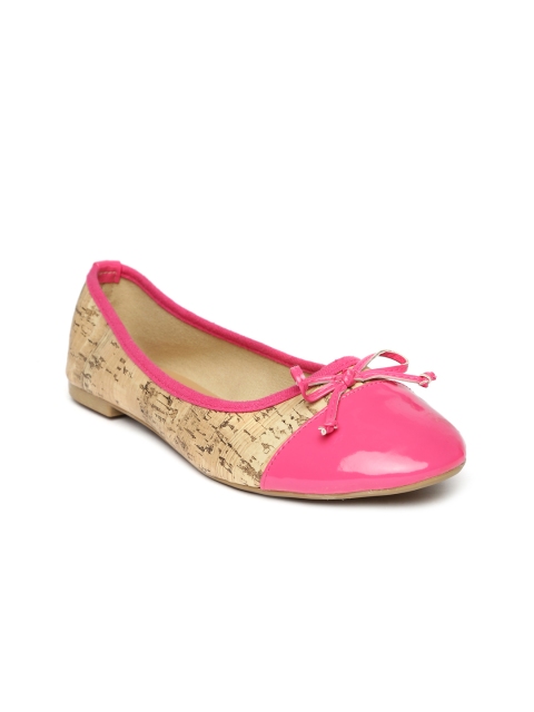 

Inc 5 Women Pink & Brown Printed Ballerinas