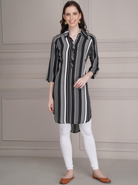 

Lakshita Women Charcoal Thread Work Pathani Kurta