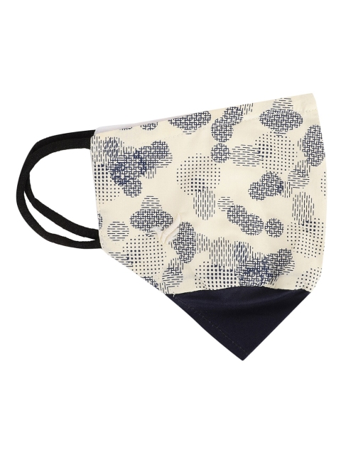 

Blackberrys Men Cream Printed 3-Ply Outdoor Cloth Masks