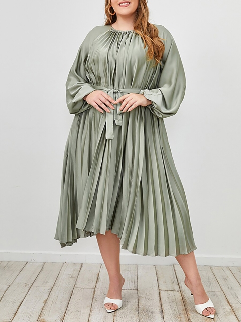 

URBANIC Green Midi Dress