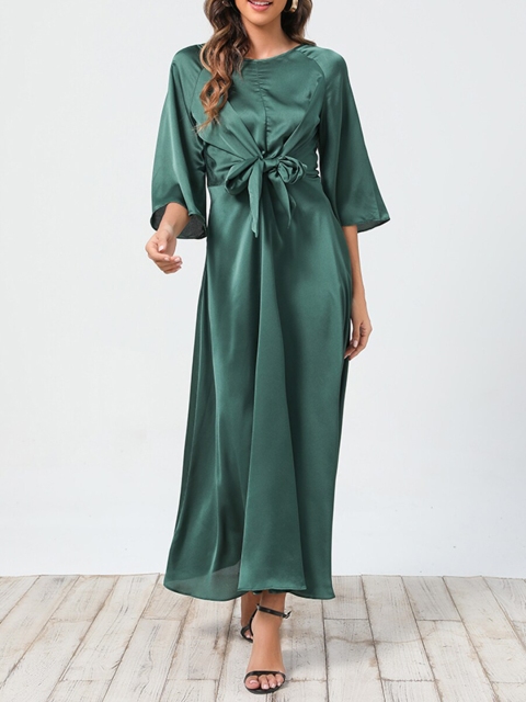 

URBANIC Green Maxi Dress