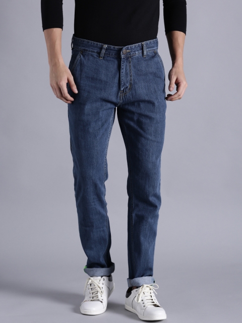 

Kook N Keech Men Blue Slim Fit Mid-Rise Clean Look Jeans