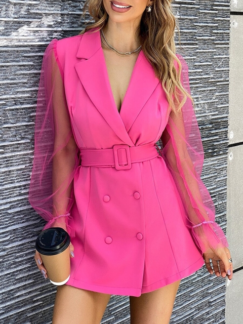 

URBANIC Pink A-Line Dress