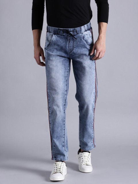 

Kook N Keech Men Blue Regular Fit Mid-Rise Clean Look Stretchable Jeans