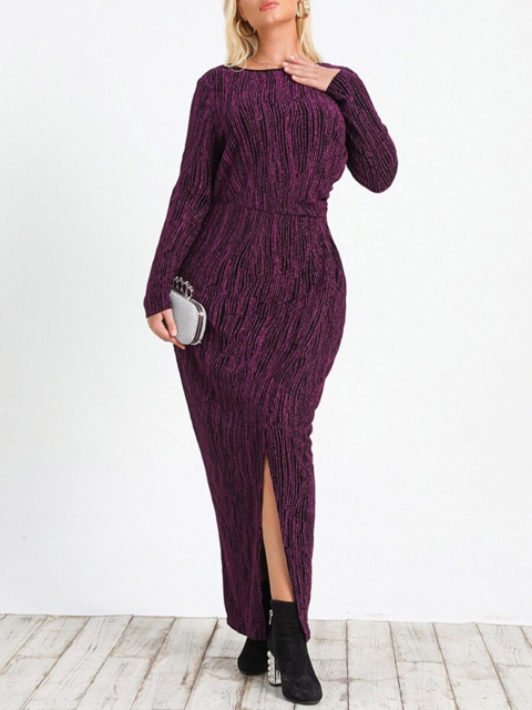 

URBANIC Purple Maxi Dress