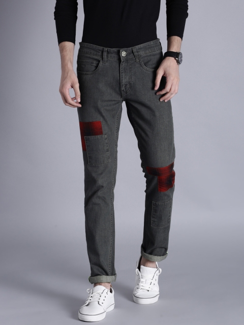 

Kook N Keech Men Grey Skinny Fit Mid-Rise Clean Look Stretchable Jeans