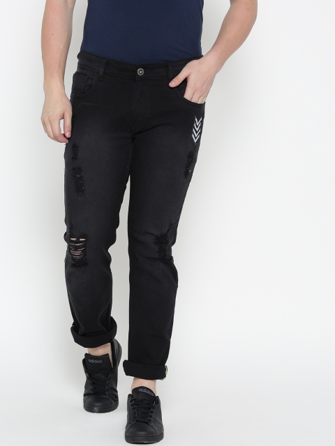 

Kook N Keech Men Black Mid-Rise Mildly Distressed Skinny Fit Stretchable Jeans