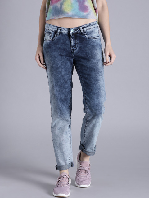 

Kook N Keech Women Blue Slim Fit Mid-Rise Clean Look Stretchable Jeans